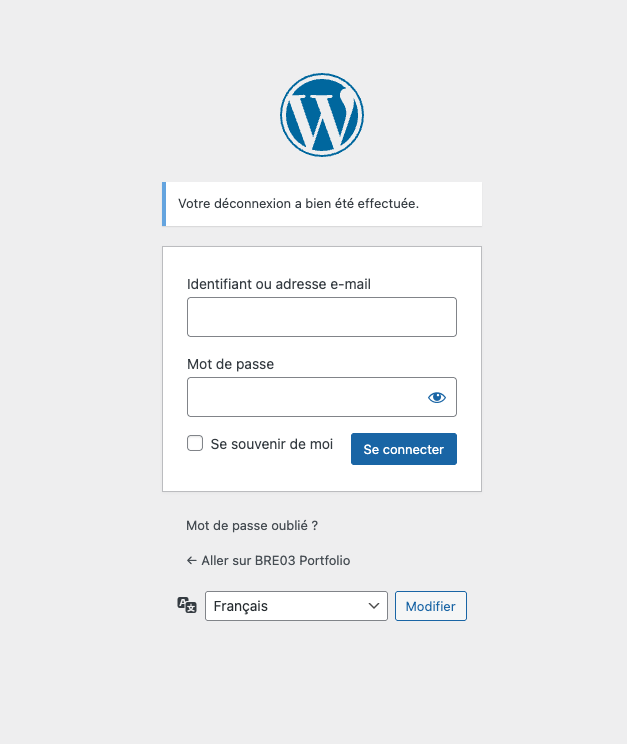 wp login