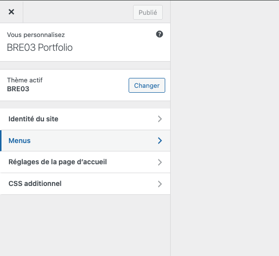 wp menu 2